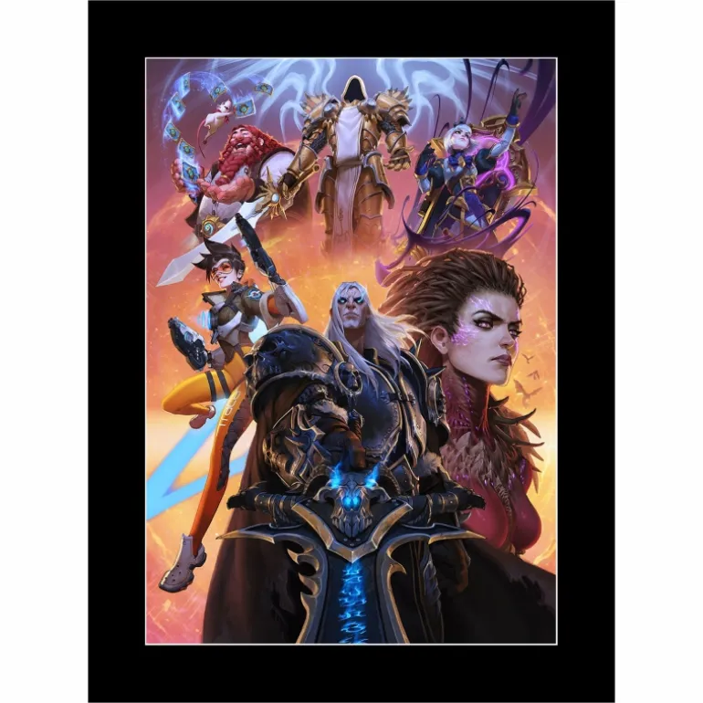 Jondo Blizzard Forging Worlds 14x20" Matted Art Print