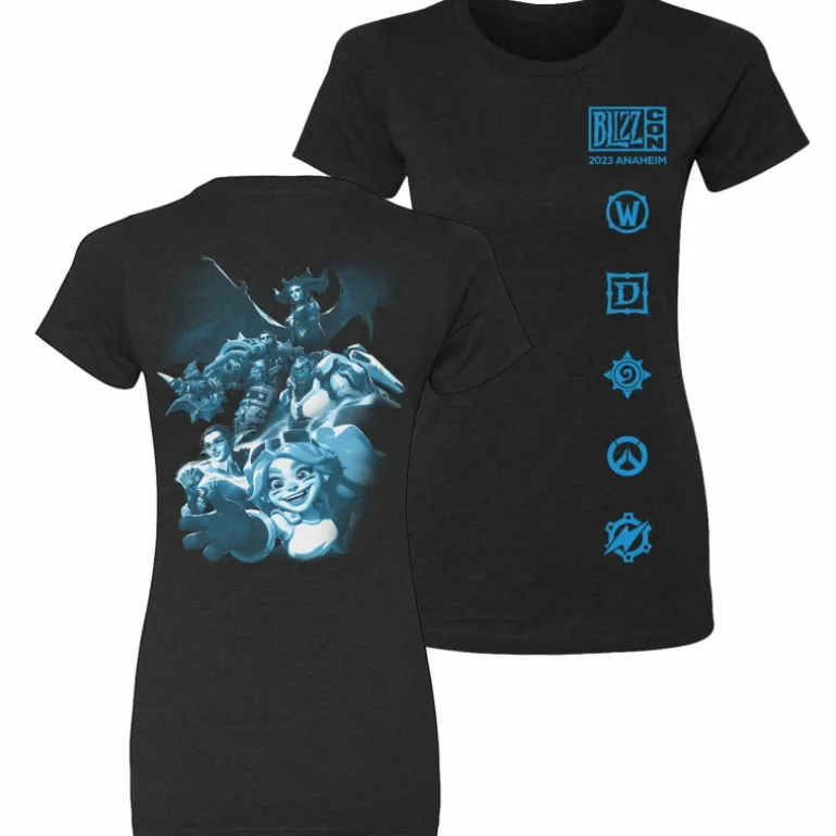 Women LGM BlizzCon 2023 Commemorative Art Women's Black T-Shirt