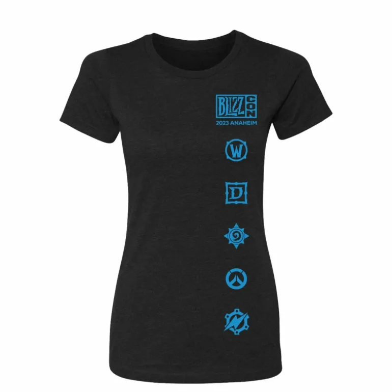Women LGM BlizzCon 2023 Commemorative Art Women's Black T-Shirt