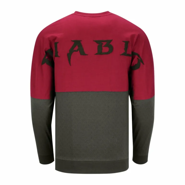 Thunderwear Diablo Burgundy Billboard Long Sleeve T-Shirt