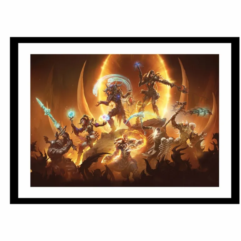 Jondo Diablo III 14x20" Framed Art Print