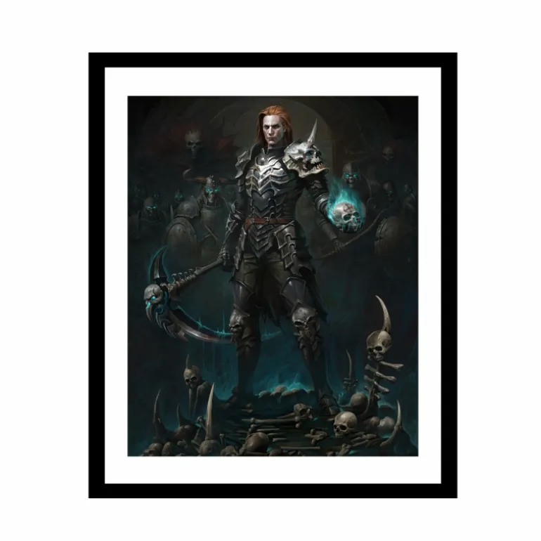 Jondo Diablo Immortal Necromancer 16x20" Framed Art Print