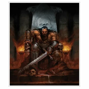 Stickers and Posters Diablo IV Barbarian Bul-Kathos 16.5x23.25" Poster