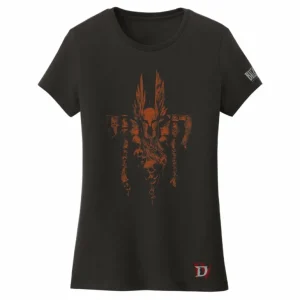 Women LGM Diablo IV Barbarian Sigil Women's Black T-Shirt