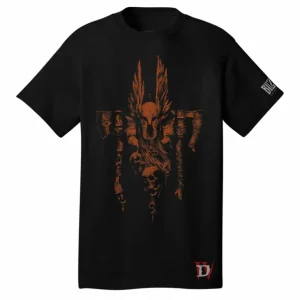 LGM Diablo IV Barbarian Sigil Black T-Shirt