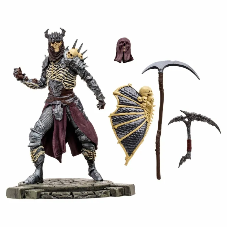 McFarlane Diablo IV Common Bone Spirit Necromancer 7" 1:12 Scale Posed Figure