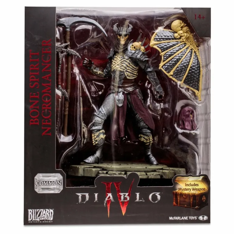 McFarlane Diablo IV Common Bone Spirit Necromancer 7" 1:12 Scale Posed Figure