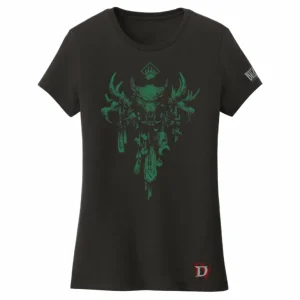 Women LGM Diablo IV Druid Sigil Women's Black T-Shirt