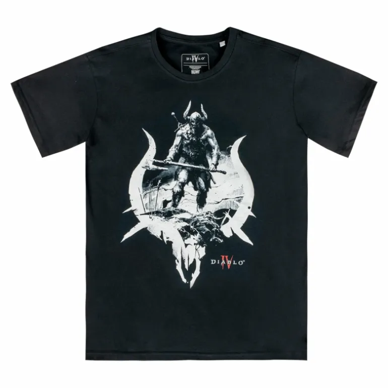 Difuzed Diablo IV Epic Barbarian Black T-Shirt