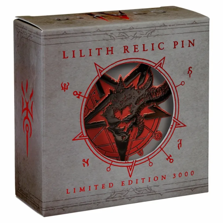 Blizzard Diablo IV Lilith Relic Limited Edition Pin