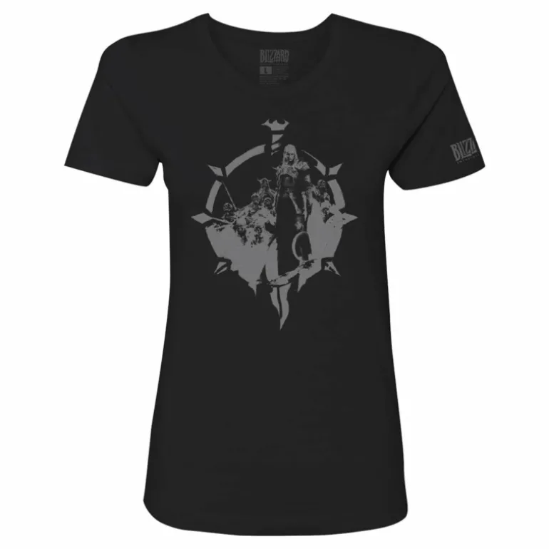 Women LGM Diablo IV Necromancer Shadow Women's Black T-Shirt