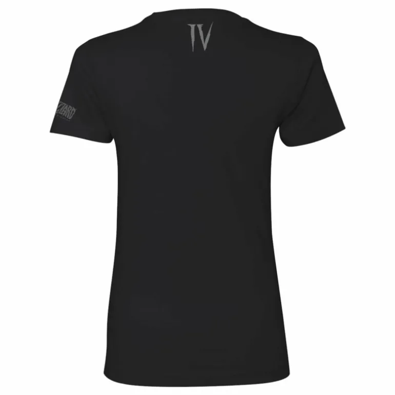 Women LGM Diablo IV Necromancer Shadow Women's Black T-Shirt