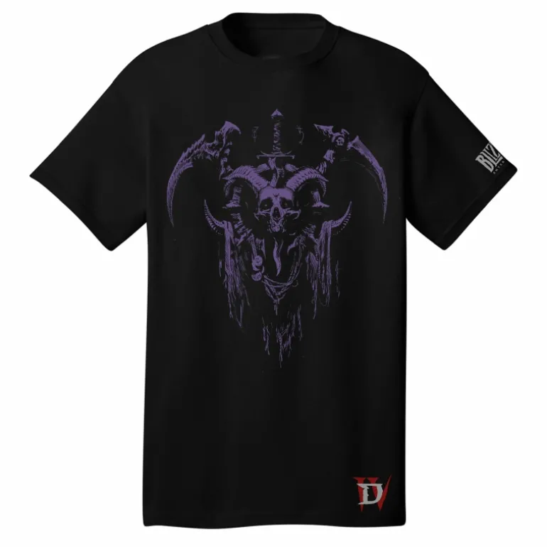 LGM Diablo IV Necromancer Sigil Black T-Shirt