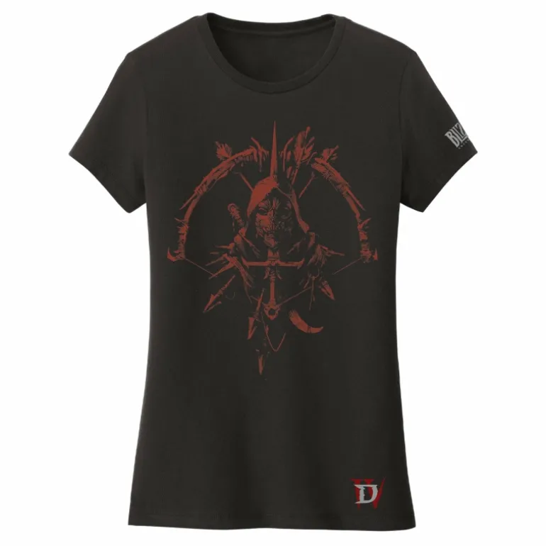 Women LGM Diablo IV Rogue Sigil Women's Black T-Shirt