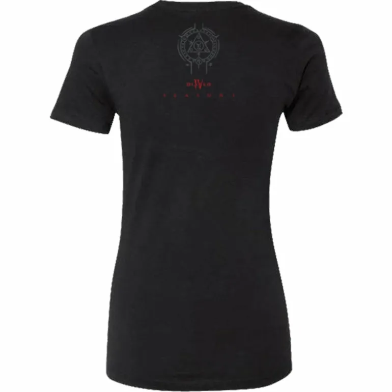 Women LGM Diablo IV Season 1 Women's Black T-Shirt