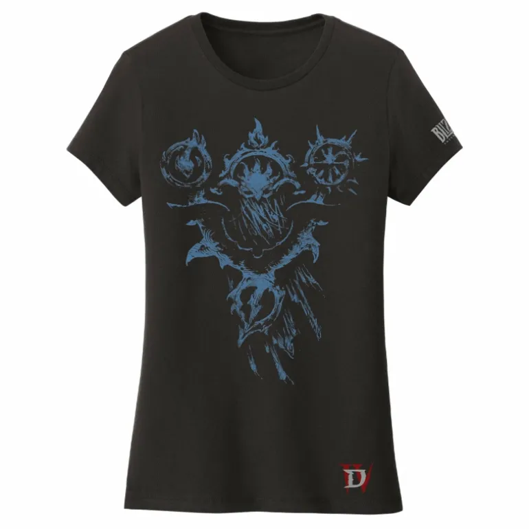 Women LGM Diablo IV Sorcerer Sigil Women's Black T-Shirt