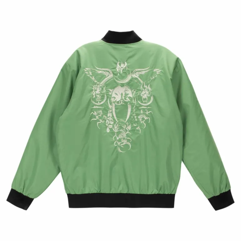 Thunderwear Diablo IV: Vessel of Hatred Green Zip-Up Bomber Jacket