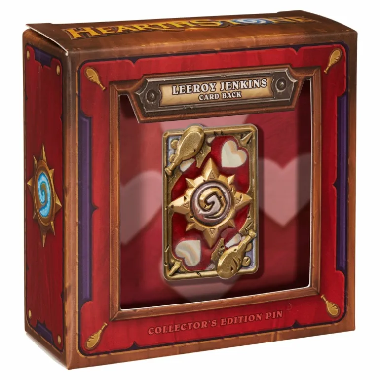 Blizzard Gear Store Hearthstone Card Back Collector's Edition Pin Bundle