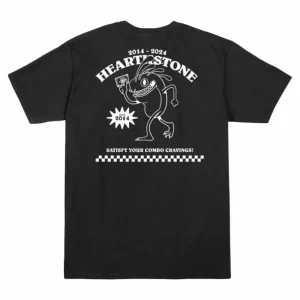 LGM Hearthstone 10th Anniversary Vintage Murloc Pizza Black T-Shirt