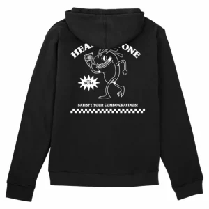LGM Hearthstone 10th Anniversary Vintage Murloc Pizza Black Hoodie