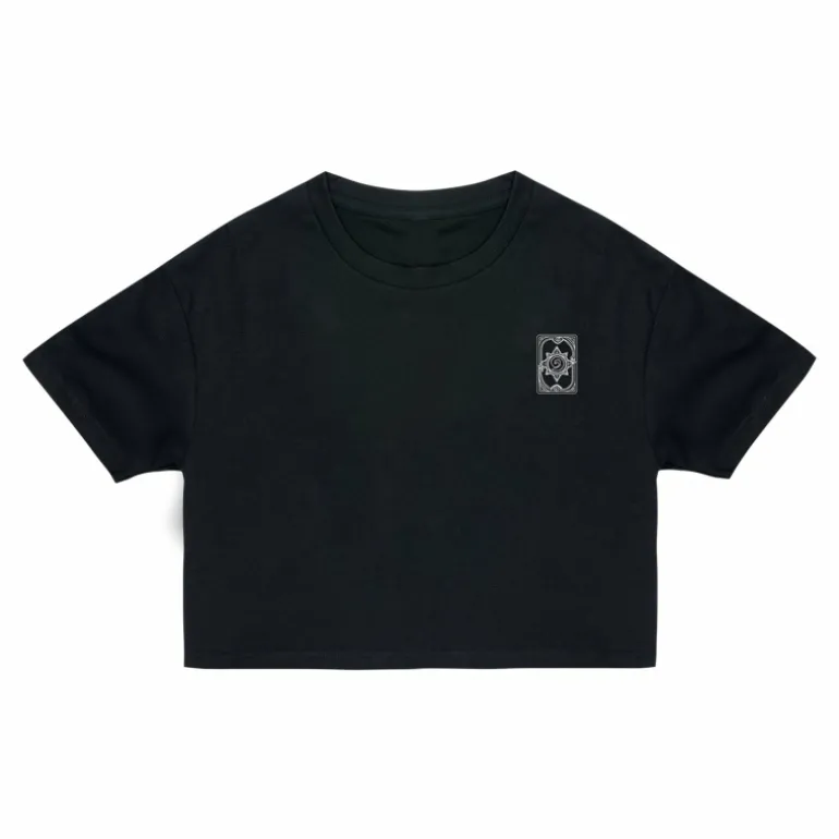 LGM Hearthstone 10th Anniversary Card Back Women's Cropped T-Shirt
