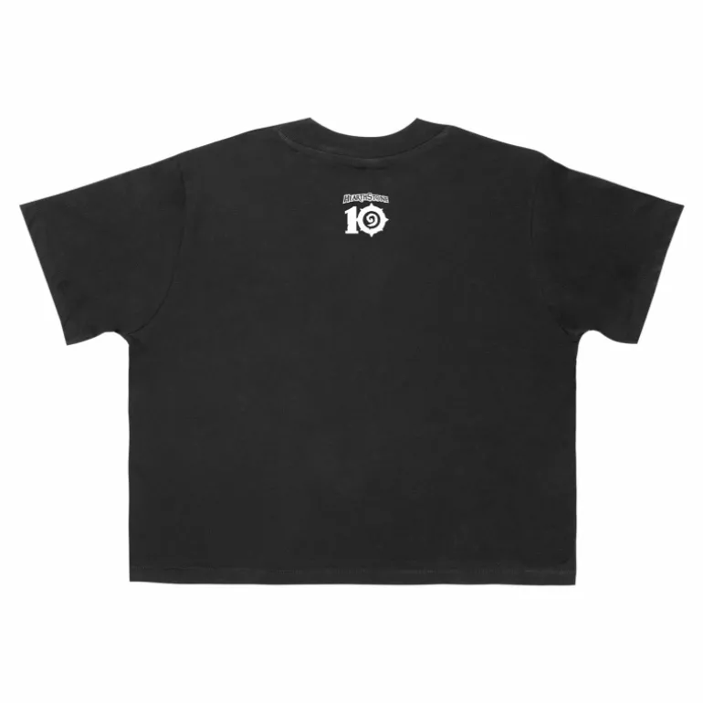 LGM Hearthstone 10th Anniversary Card Back Women's Cropped T-Shirt
