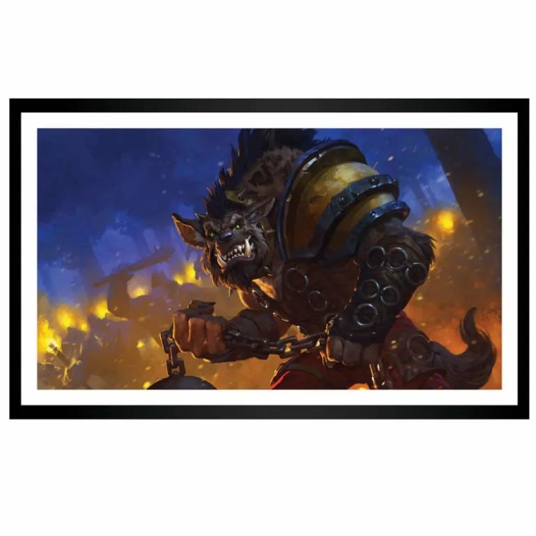 Jondo Heroes of the Storm Hogger 14x25" Framed Art Print