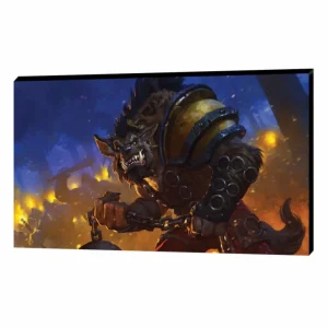 Jondo Heroes of the Storm Hogger 14x25" Canvas