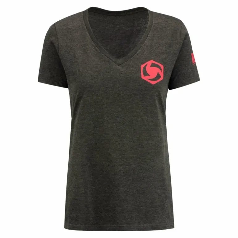Women Fanatics Heroes of the Storm Hogger Women's Charcoal V-Neck T-Shirt