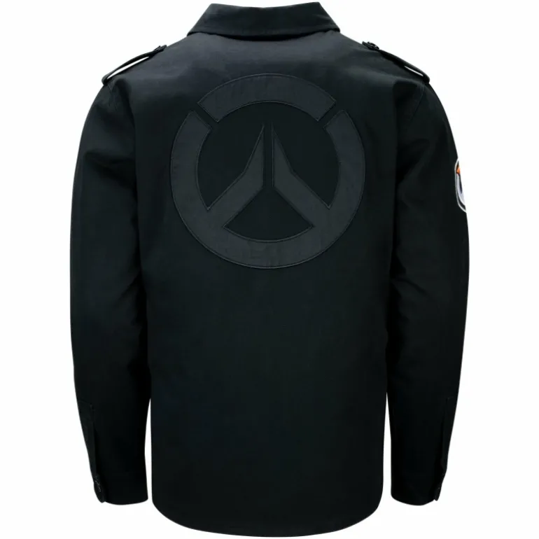 Thunderwear Overwatch 2 Black Button-Up Military Jacket