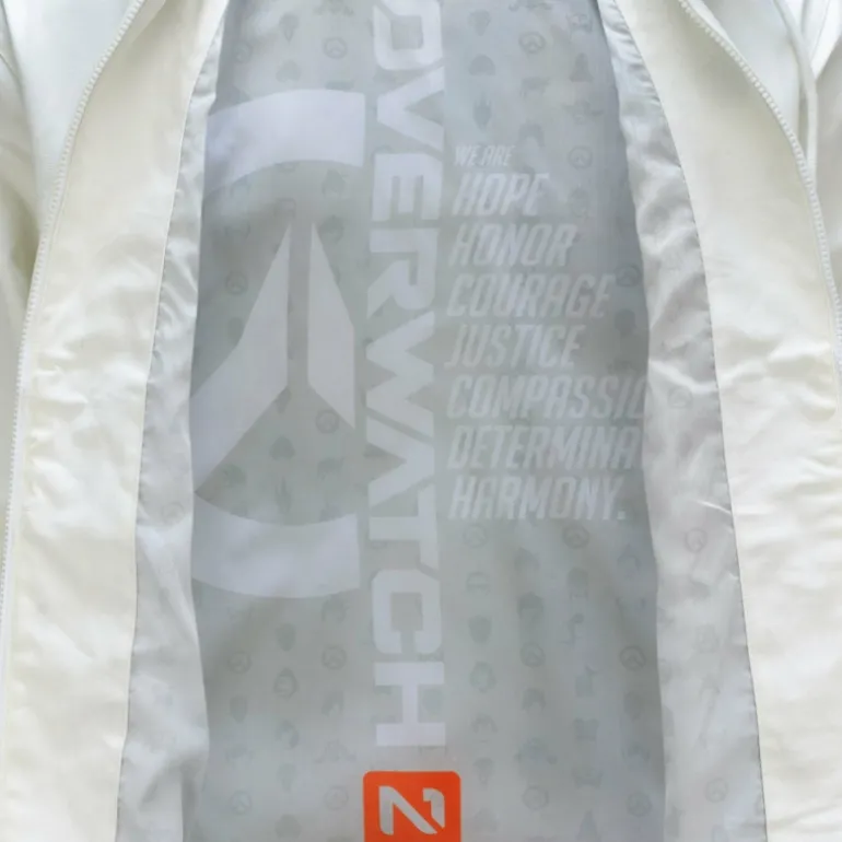 Thunderwear Overwatch 2 Canvas White Zip-Up Jacket