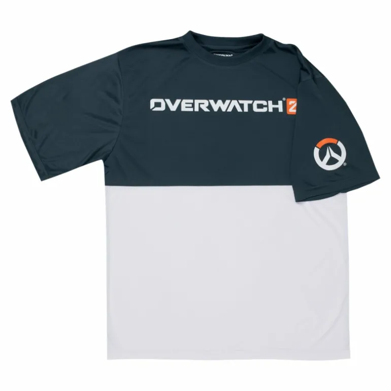 Fortune Fashion Overwatch 2 Logo White Colorblock T-Shirt