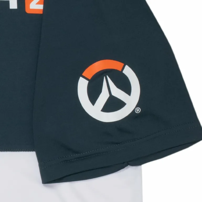 Fortune Fashion Overwatch 2 Logo White Colorblock T-Shirt