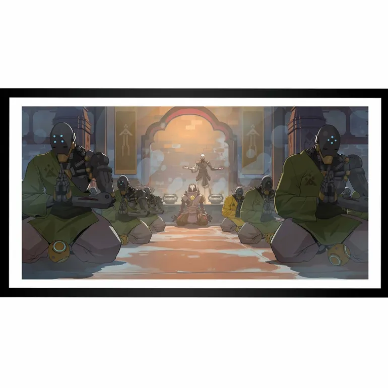 Jondo Overwatch 2 Ramattra Harmony 12x24" Framed Art Print