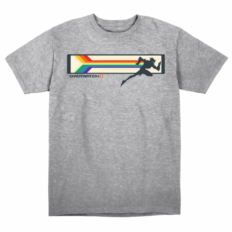 LGM Overwatch 2 Tracer Pride Grey T-Shirt