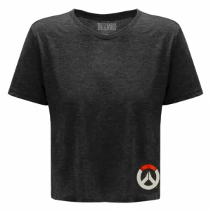 Women LGM Overwatch 2 Women's Grey Cropped T-Shirt