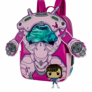 Loungefly Overwatch D.Va Funko Pop! Figure & Bag Bundle