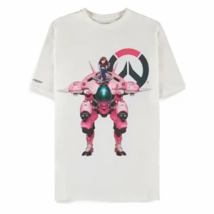 Difuzed Overwatch D.Va Fusion Cannons White T-Shirt
