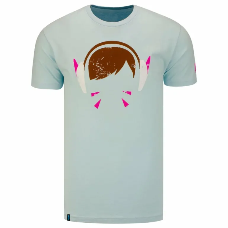 Fanatics Overwatch D.Va Hero Light Blue T-Shirt