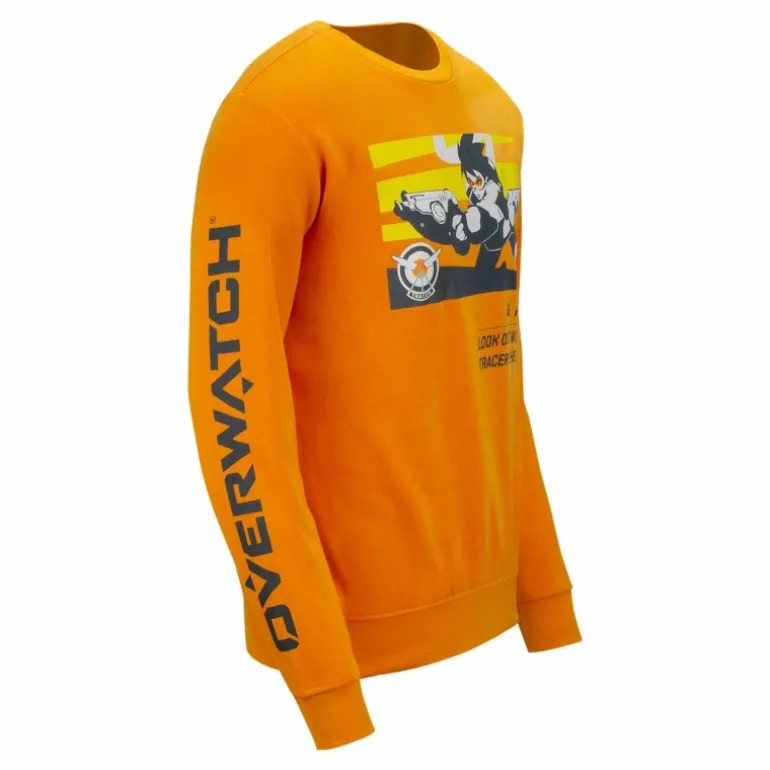 Difuzed Overwatch Tracer Orange Crewneck Sweatshirt