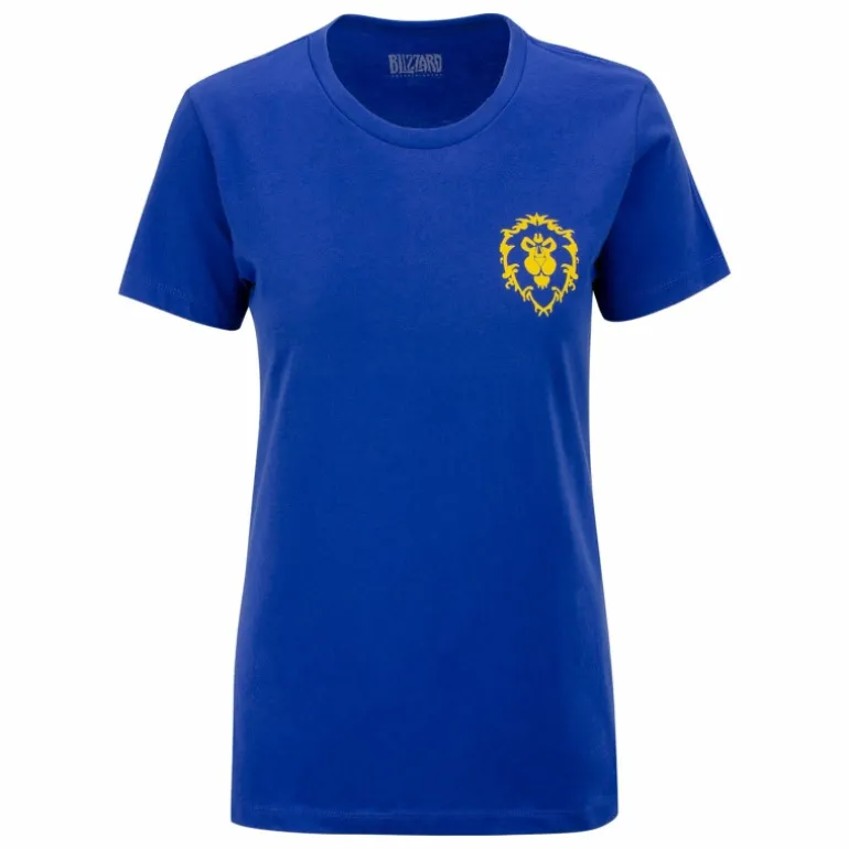 Women S u0026 S World of Warcraft Alliance Women's Blue T-Shirt