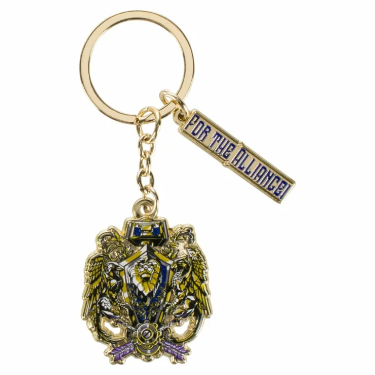 Blizzard Gear Store World of Warcraft Alliance Crest Keychain