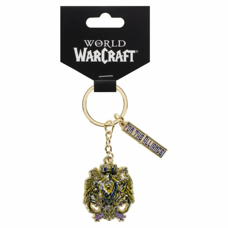 Blizzard Gear Store World of Warcraft Alliance Crest Keychain