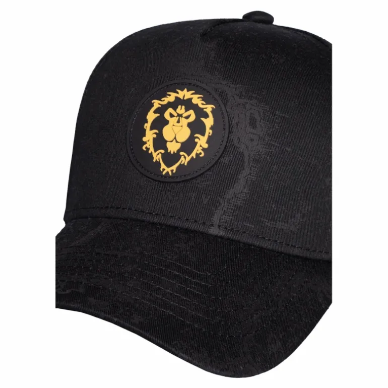 Difuzed World of Warcraft Alliance Map of Azeroth Black Snapback Hat