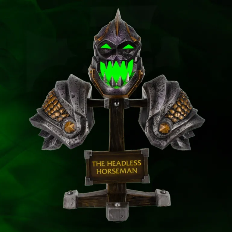 Blizzard OEM World of Warcraft Armor of the Headless Horseman 7" Replica