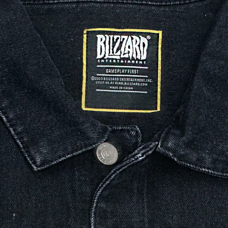 Thunderwear World of Warcraft Denim Black Button-Up Jacket