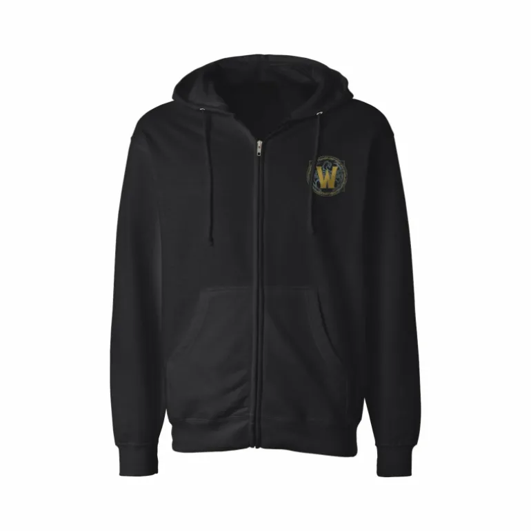 Women LGM World of Warcraft: Dragonflight Women's Black Zip-Up Hoodie