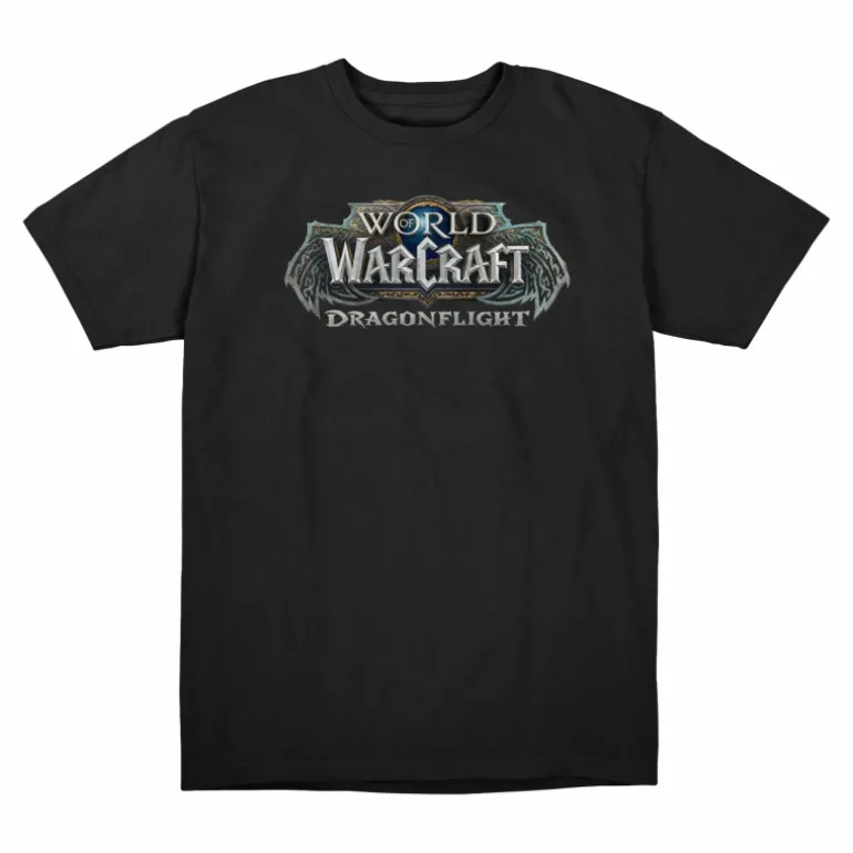 LGM World of Warcraft: Dragonflight Logo Black T-Shirt