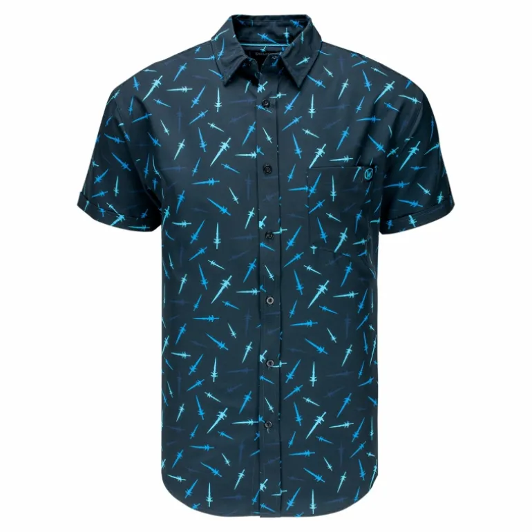Thunderwear World of Warcraft Frostmourne Black Button-Up Shirt