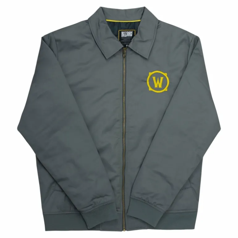 Thunderwear World of Warcraft Grey Zip-Up Work Jacket